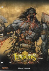 MTG: Legions Player's Guide (from fat pack) magic the gathering